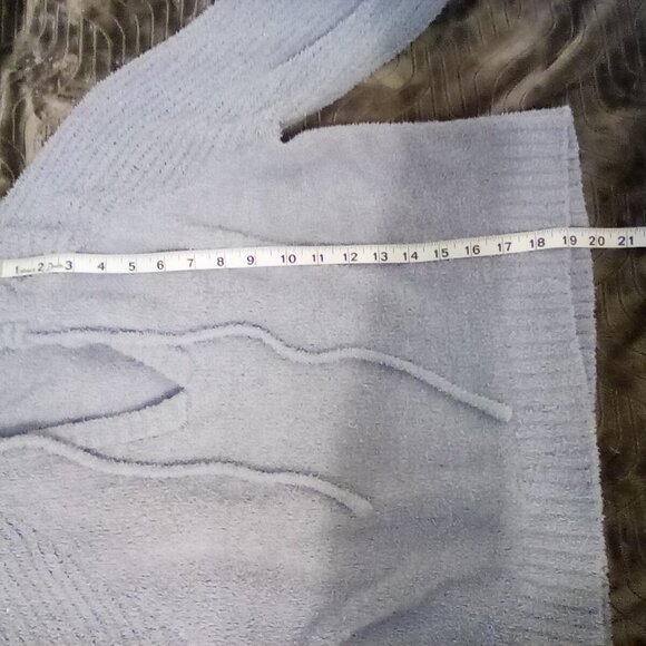 Fuzzy Light Blue Sweater - Picture 6 of 8